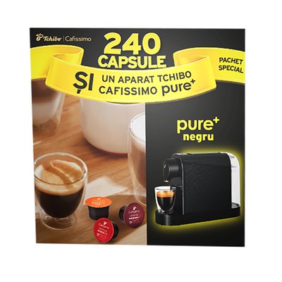 Imaginea TCHIBO 240 CAPS. TCHIBO SI APARAT TCHIBO CAFISSIMO + TAXA DE TIMBRU VERDE 3.63 LEI