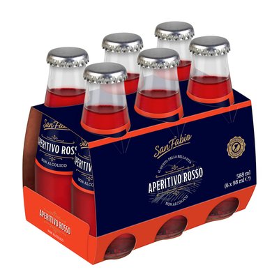 Imaginea SAN FABIO APERITIVO ROSSO  6X98ML