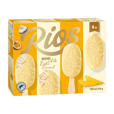 Imaginea RIOS GIGANT MINI INGHETATA AROMA MANGO SI CIOCOLATA ALBA 8X37G