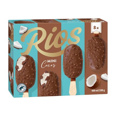 Imaginea RIOS GIGANT MINI INGHETATA AROMA COCOS SI CIOCOLATA LAPTE 8X36G
