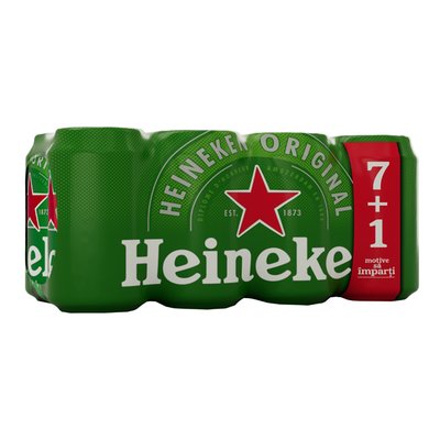 Imaginea HEINEKEN BERE BL.5%ALC.8X330ML7+1