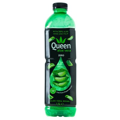 Imaginea QUEEN ALOE VERA ZERO BAUTURA RACORITOARE NECARBOGAZOASA CU ALOE VERA SI INDULCITOR