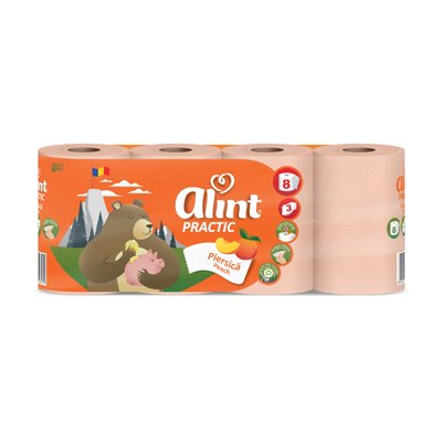 Imaginea ALINT HARTIE IGIENICA PIERSICA  3STR