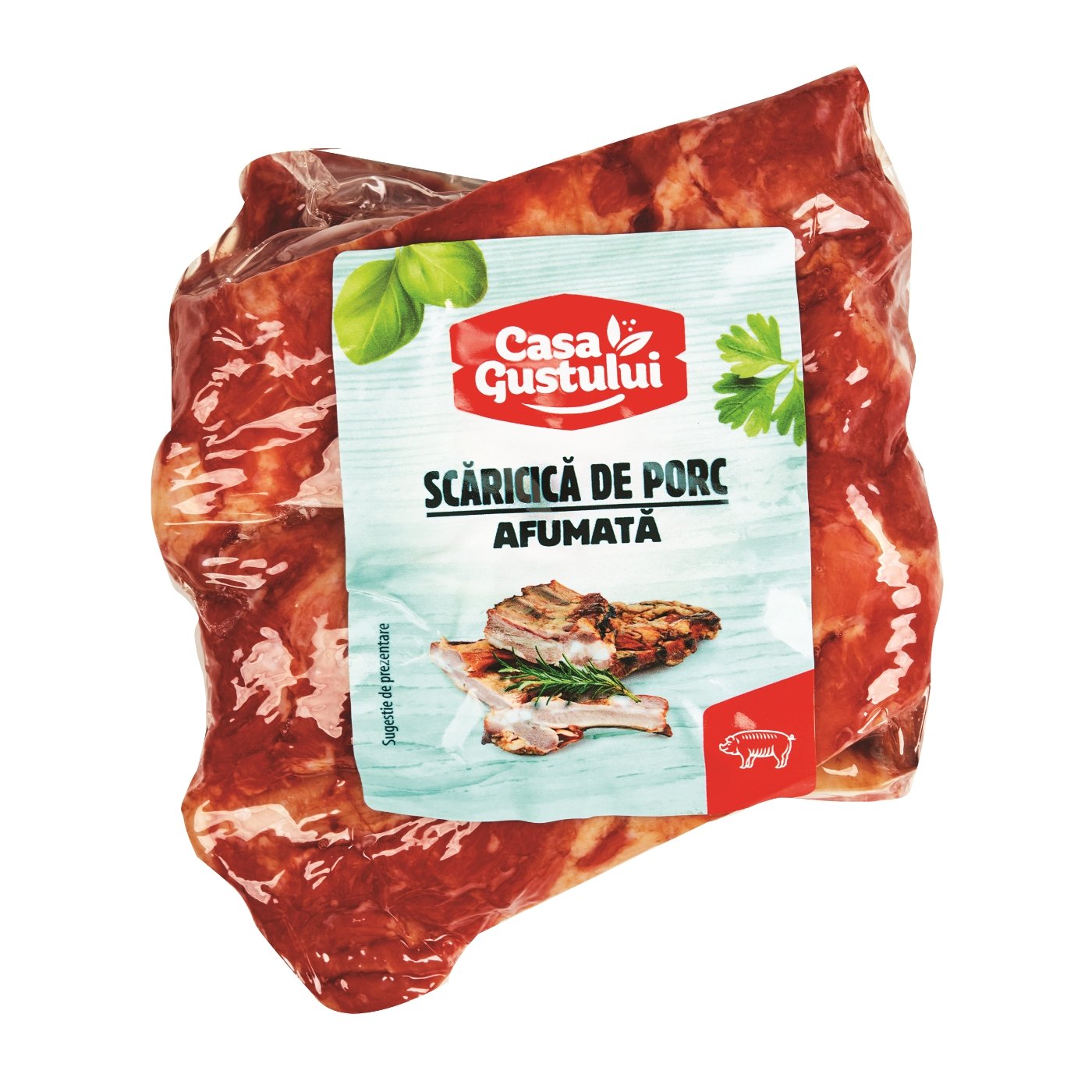 Casa Gustului Scaricica De Porc Afumata Kg