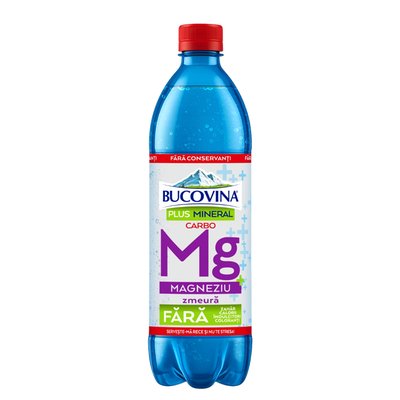 Imaginea BUCOVINA PLUS MINERAL CARBO POTASIU BAUTURA RAC. CARBOGAZ.CU ADAOS DE MAGNEZIU,CU SUC DE ZMEURA