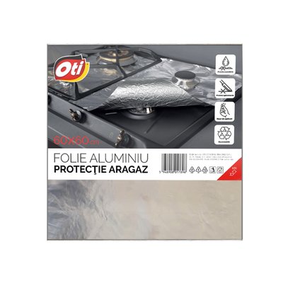 Imaginea FOLIE ALUMINIU PROTECTIE ARAGAZ 60X60CM