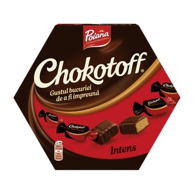 Imaginea CHOKOTOFF INTENS CARAMELE INVELITE IN CIOCOLATA AMARUIE