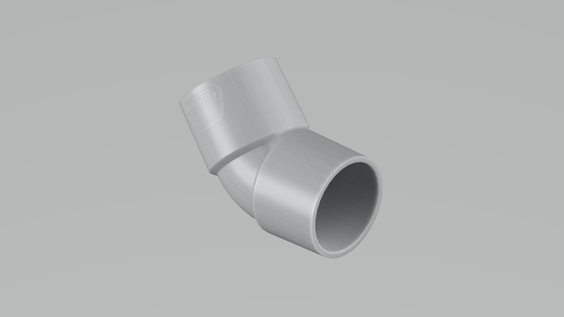 product visual PVC+ UPVC ELBOW 45° AW GY 6"