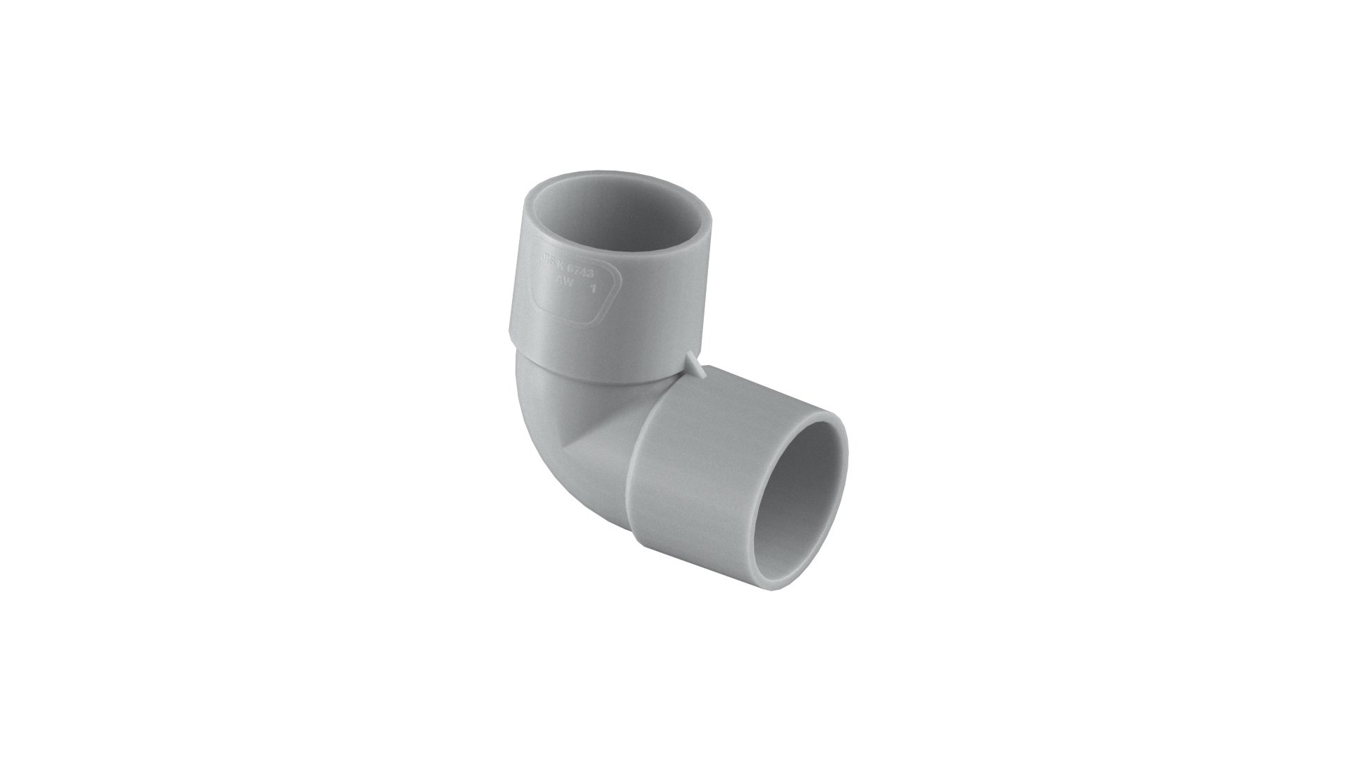 product visual PVC+ UPVC ELBOW 90 ° AW GY 5"