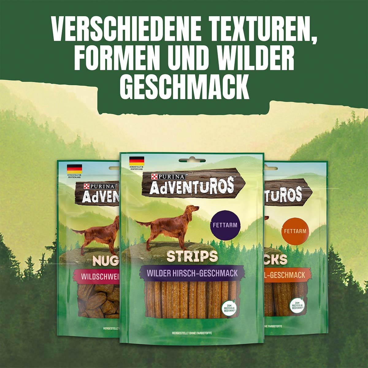 Purina AdVENTuROS Nuggets, Hundeleckerli fettarm mit Wildschweingeschmack -  3x90g kaufen bei ZooRoyal