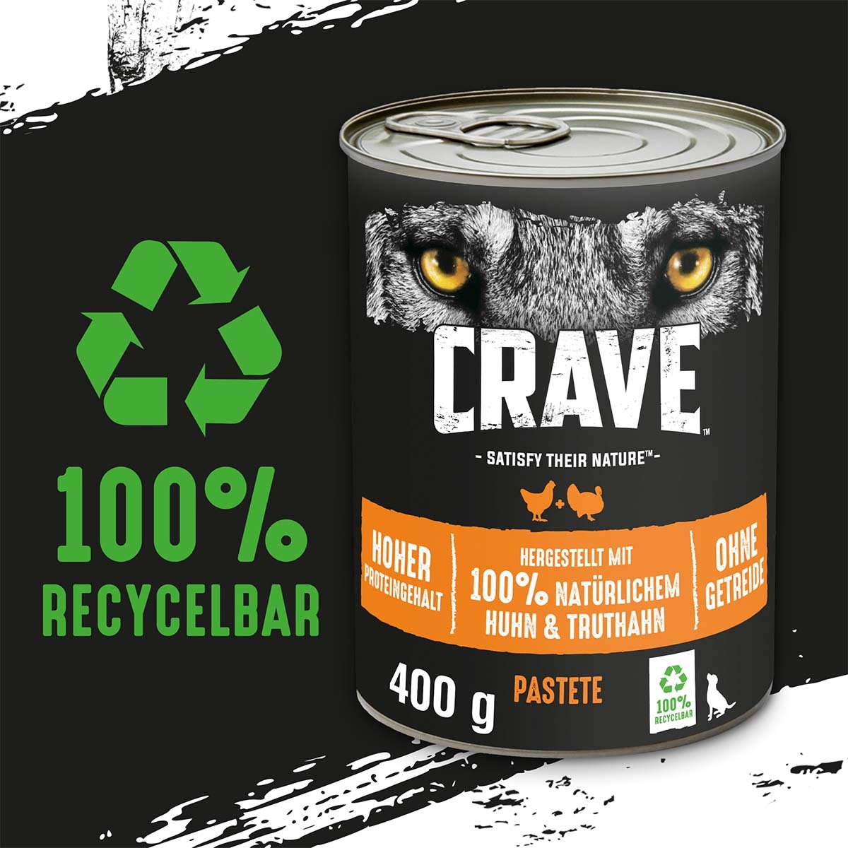 CRAVE Dose mit Huhn und Truthahn - 12x400g kaufen bei ZooRoyal