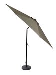 ALU & PISA Parasol set taupe Parasol met voet 