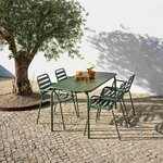 REKTA & LIVA Set de jardin kaki Table et 4 chaises