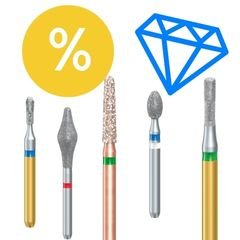 Vorteilspackung: 50 Diamanten aus Kons & Prothetik