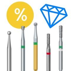 Vorteilspackung: 100 Diamanten für die Kavitätenpräparation