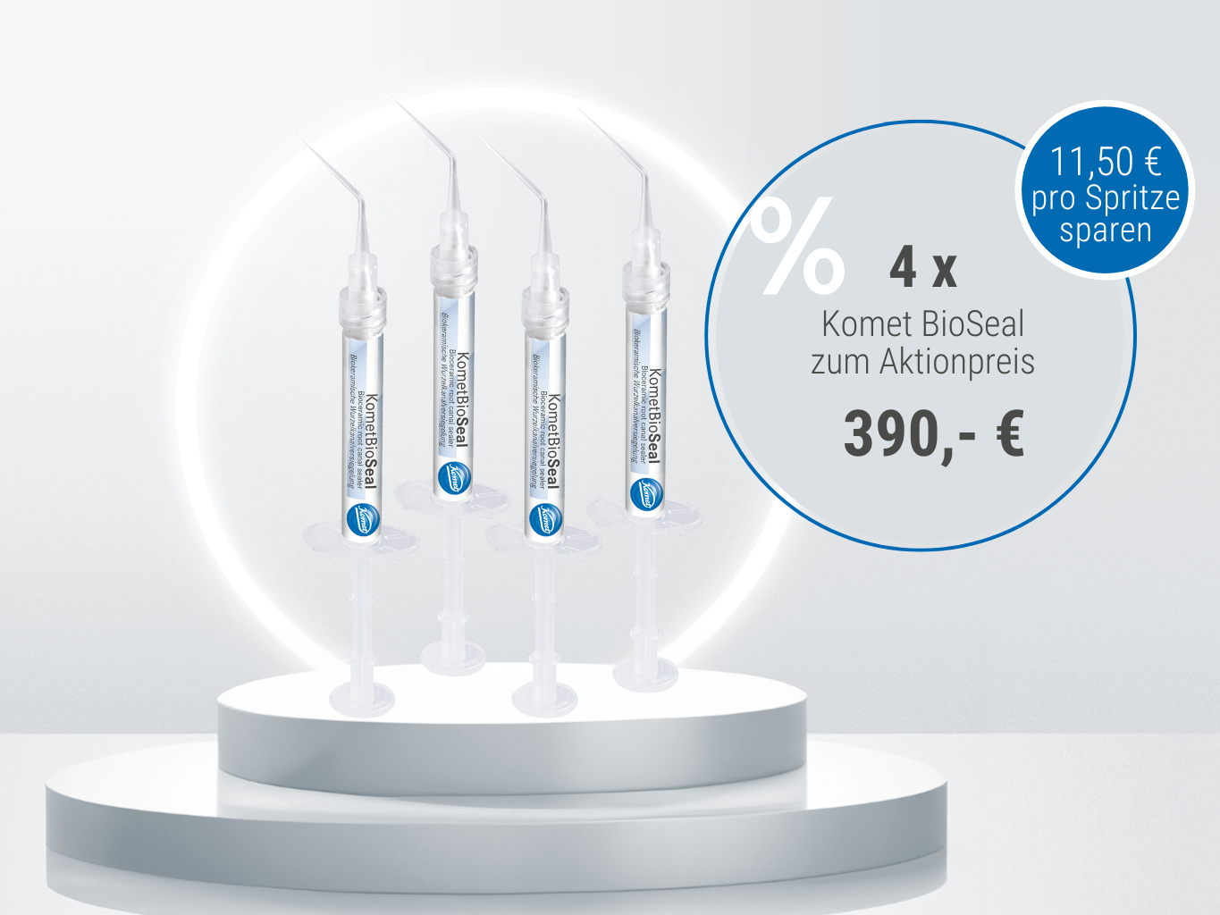 Vorteilspackung: 4 Spritzen Komet BioSeal