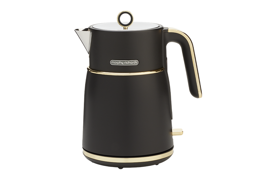 1.5L Capacity - make up to 6 cups at once | Removable limescale filter | 360° base | Easy view water window | On/Off switch illumination | Matte Black