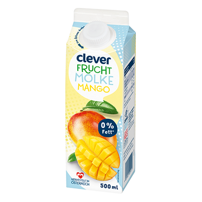 Fruchtmolke Mango, 500ml Produktbild