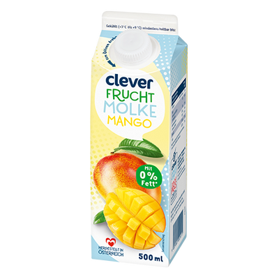 Fruchtmolke Mango, 500ml Produktbild