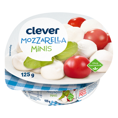 Mozzarella Minis, 125g Produktbild