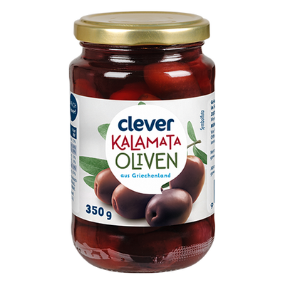  Griechische Kalamata-Oliven, 350g Produktbild