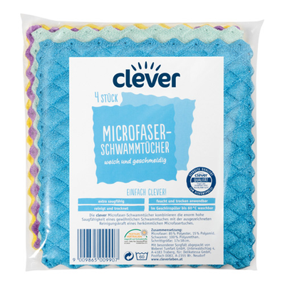 Microfaser-Schwammtücher, 3 Stück Produktbild