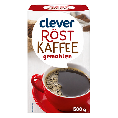 Röstkaffee gemahlen, 500g Produktbild