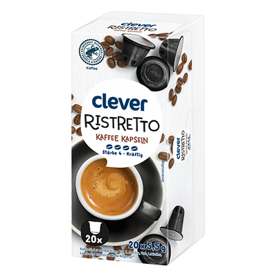 Espressokapseln Ristretto, 20 Stück Produktbild