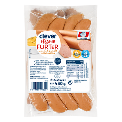 Frankfurter Naturdarm, 480g Produktbild