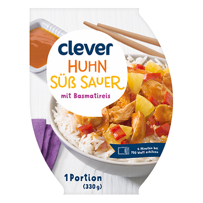 Huhn Süß Sauer mit Basmatireis, 330 g Produktbild