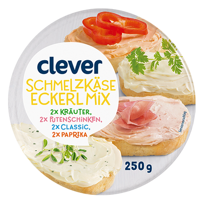 Schmelzkäse Eckerl Mix, 250g Produktbild