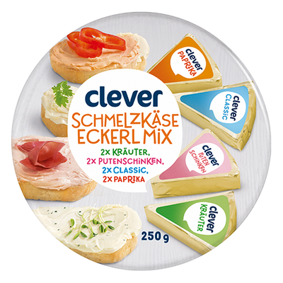 Schmelzkäse Eckerl Mix, 250g Produktbild