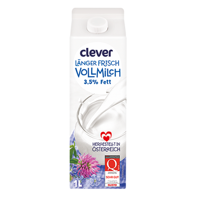 Vollmilch länger frisch 3.5%,1l Produktbild