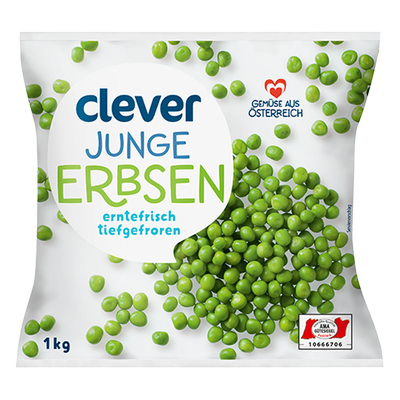 Junge Erbsen, 1kg Produktbild