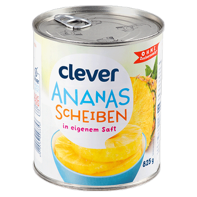 Ananasscheiben in Ananassaft, 825g Produktbild