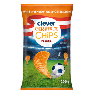Geriffelte Chips Paprika, 200g Produktbild