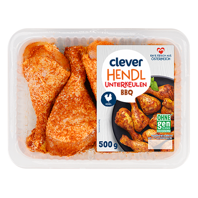 Hendl Unterkeulen, mit BBQ-Marinade, 500g Produktbild