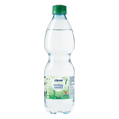 Natürliches Mineralwasser prickelnd, 0,5L Produktbild