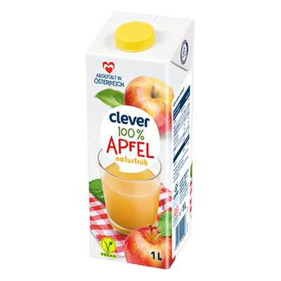 Apfelsaft naturtrüb, 1L Produktbild