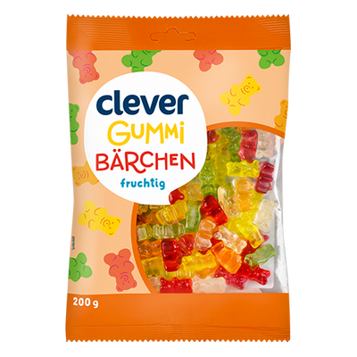 Gummibärchen fruchtig, 200g Produktbild