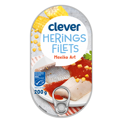 Heringsfilets Mexiko Art, 200g Produktbild