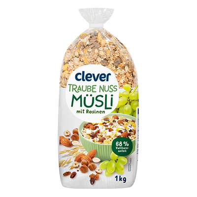 Traube Nuss Müsli, 1kg Produktbild