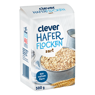 Haferflocken zart, 500g Produktbild