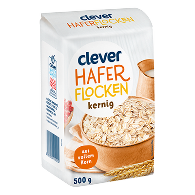 Haferflocken kernig, 500g Produktbild