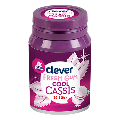 Kaugummi Cassis, 50 Stück Produktbild