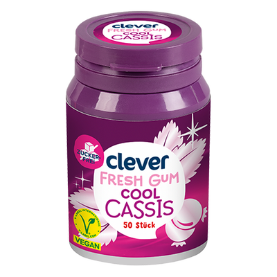 Kaugummi Cassis, 50 Stück Produktbild