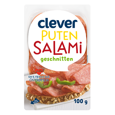 Putensalami geschnitten, 100g Produktbild