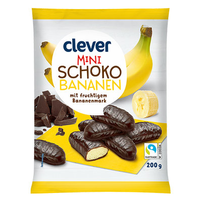 Mini Schokobananen, 200g Produktbild