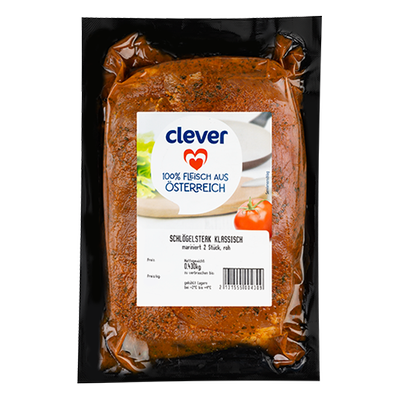 Schlögelsteaks mariniert, 2 Stück Produktbild