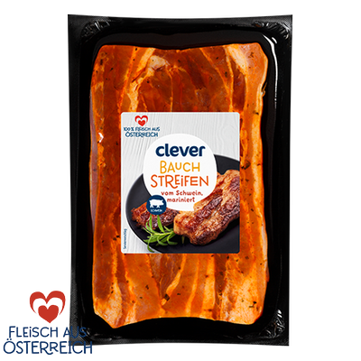 Bauchstreifen mariniert, 4 Stück Produktbild